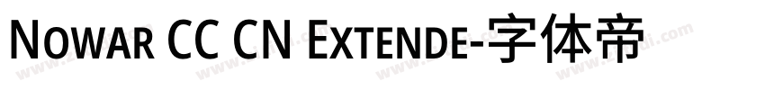 Nowar CC CN Extende字体转换